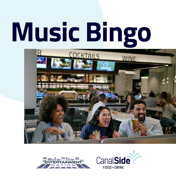 Weekly Music Bingo Night at CanalSide at CambridgeSide